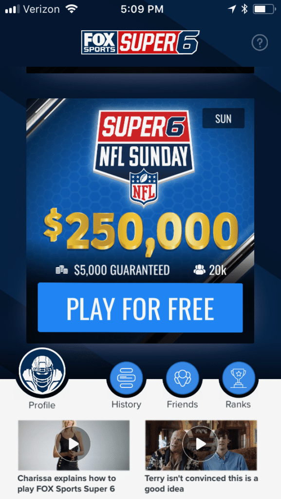 FOX Sports Super Six 1