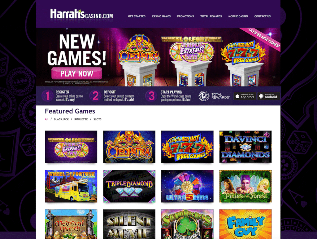 Harrahs Casino screenshot