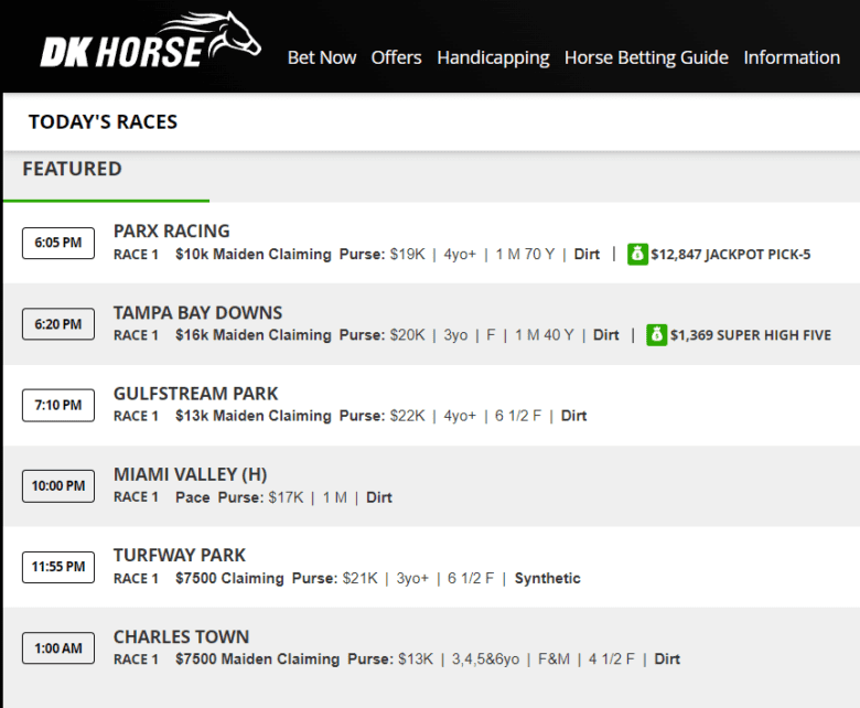 dk horse wagering dk horse wagering