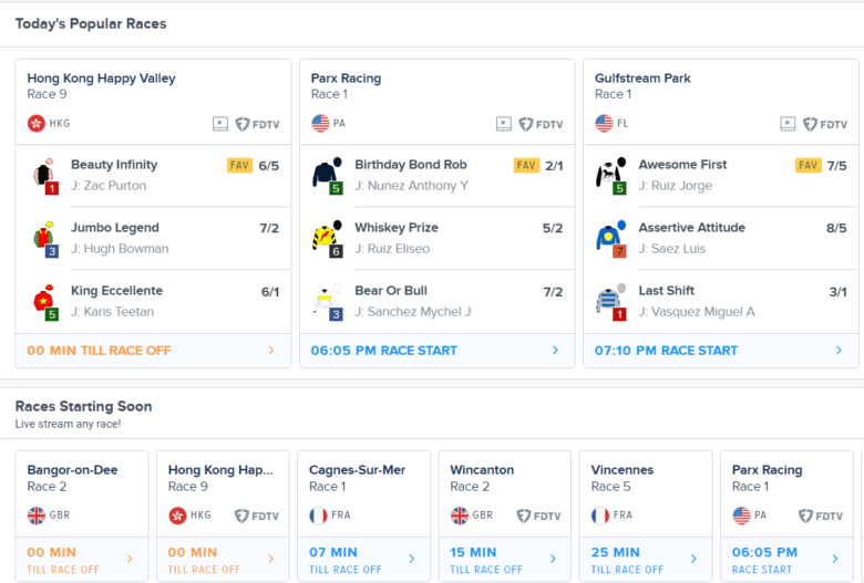 fanduel horse racing wagering fanduel horse racing wagering