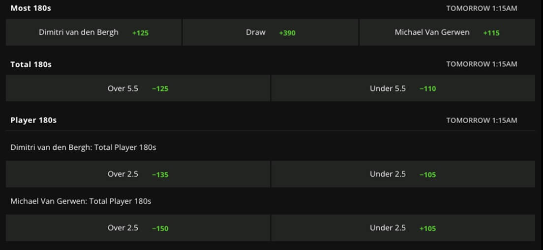180s betting darts 180s betting darts