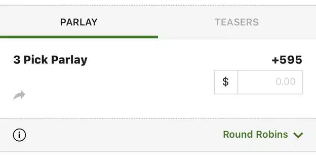 3 pick parlay 3 pick parlay