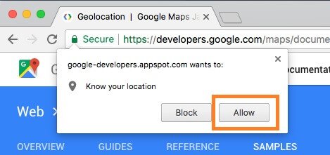 Allow location Google Chrome Allow location Google Chrome