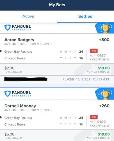 Anytime Touchdown Scorer Bet Anytime Touchdown Scorer Bet