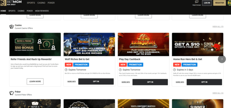 BetMGM Casino Bonus Codes Current Users 768x361 1