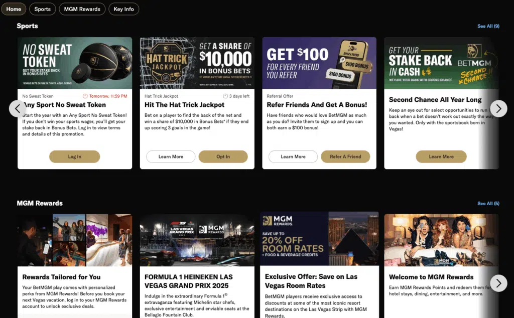 BetMGM Sportsbook promos BetMGM Sportsbook promos