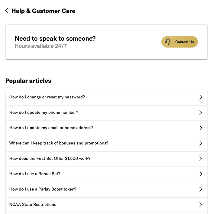 BetMGM customer support BetMGM customer support