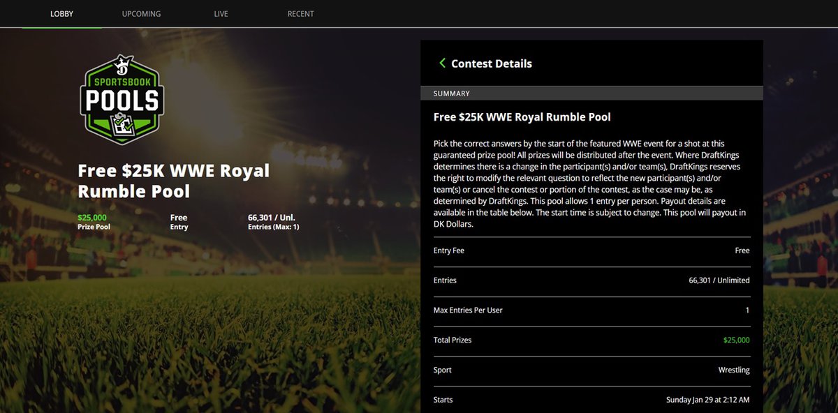 DraftKings Sportsbook Royal Rumble DraftKings Sportsbook Royal Rumble