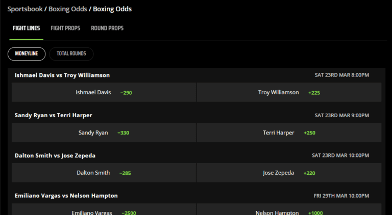 DraftKings boxing