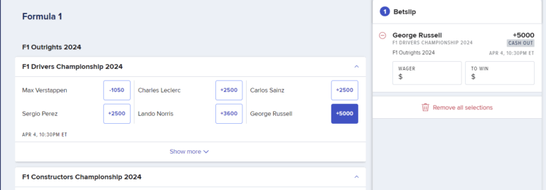 FanDuel Sportsbook F1