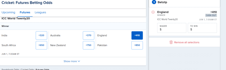 FanDuel cricket FanDuel cricket