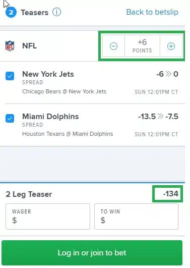 How to bet teasers on FanDuel How to bet teasers on FanDuel