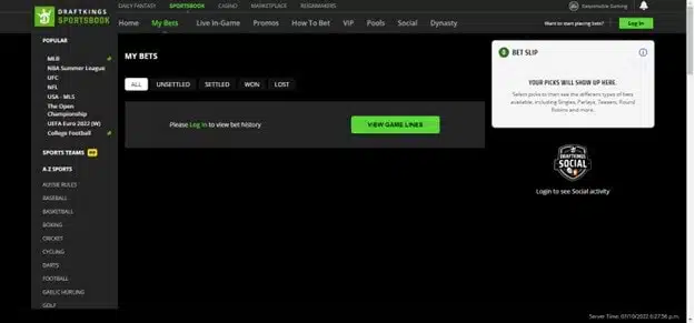 Settled Bets DraftKings Settled Bets DraftKings