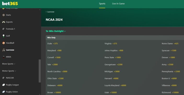 bet365 lacrosse bet365 lacrosse