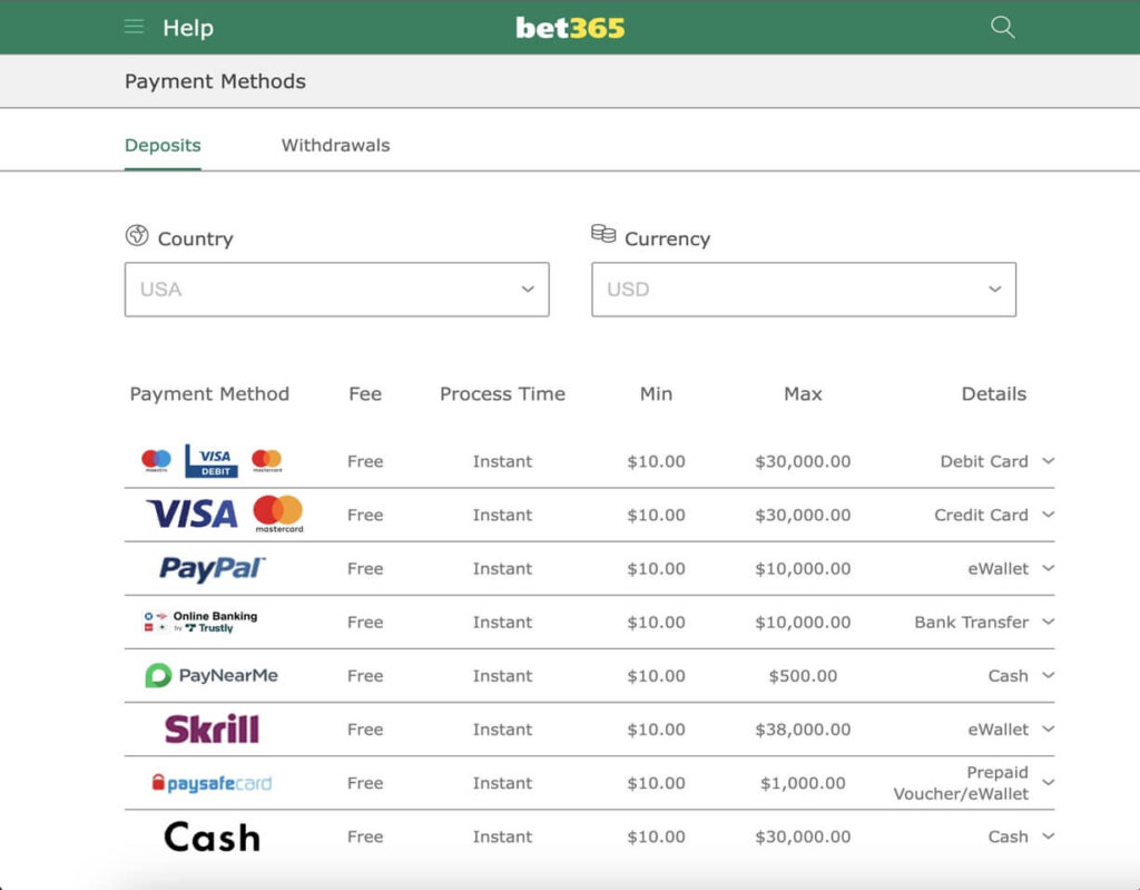 bet365 payment methods bet365 payment methods