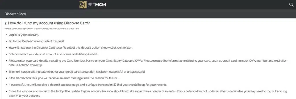 betmgm discover card betmgm discover card