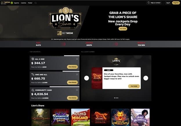 betmgm lions share betmgm lions share