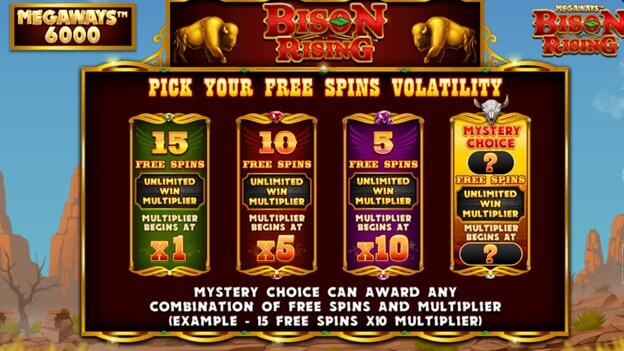 buffalo-rising-megaways-bonuses
