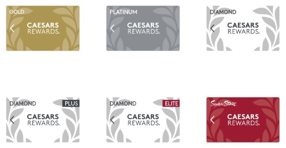 caesars tier rewards cards caesars tier rewards cards