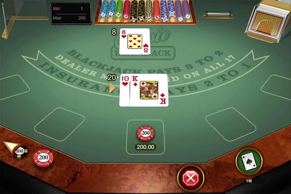 classic video blackjack classic video blackjack