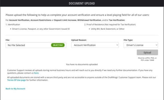 document upload document upload