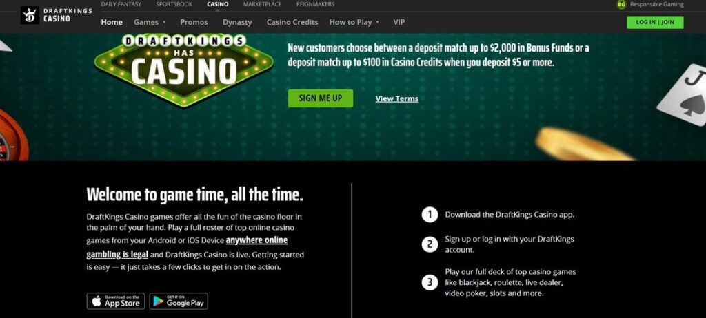 draftkings casino homepage draftkings casino homepage