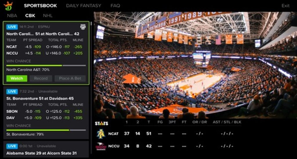 draftkings live streaming draftkings live streaming