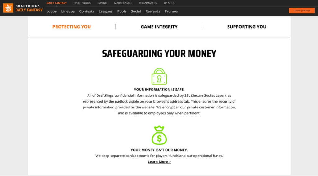 draftkings safe banking draftkings safe banking