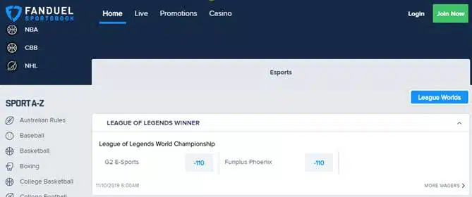 fanduel esports fanduel esports