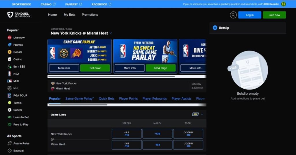 fanduel sportsbook vig