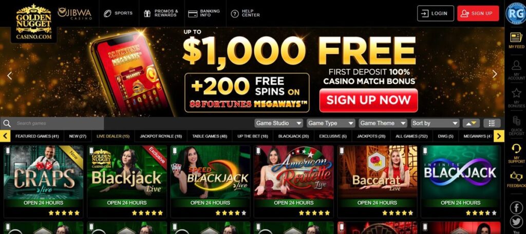 golden nugget casino live dealer games golden nugget casino live dealer games