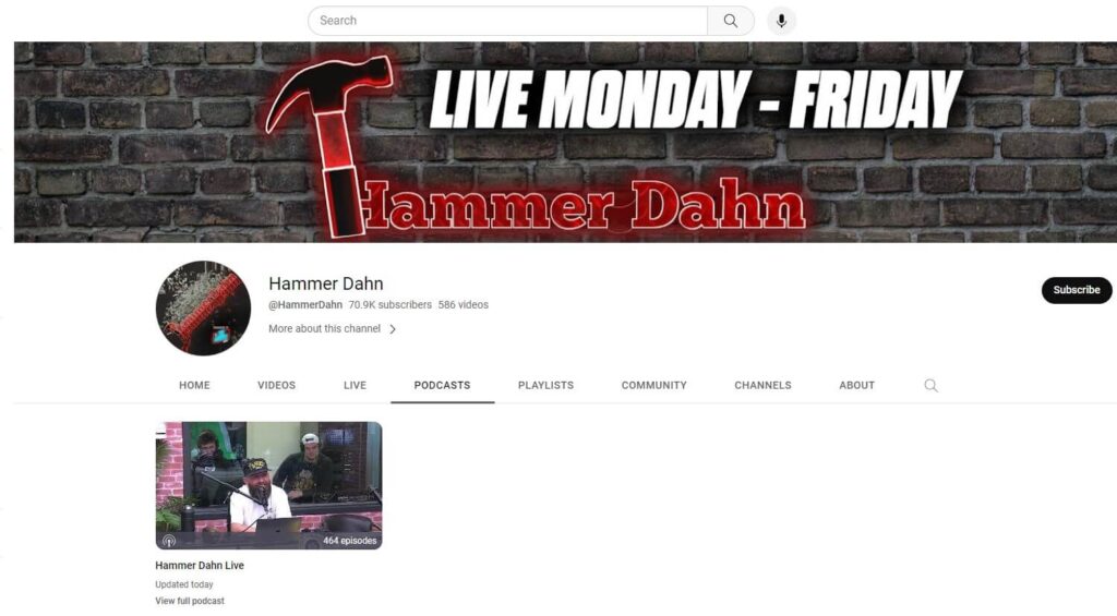 hammer dahn podcast Hammer Dahn Podcast