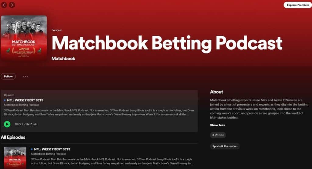 matchbook betting podcast Matchbook Betting Podcast