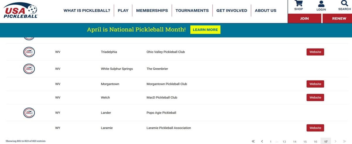 pickleball usa website pickleball usa website