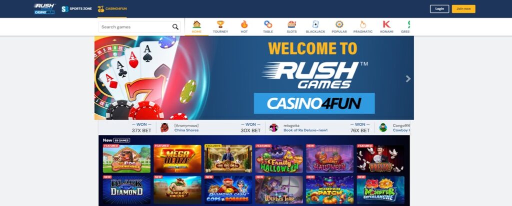 rush games homepage rush games homepage
