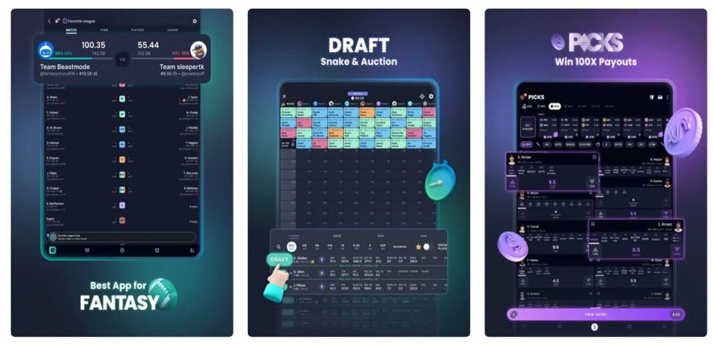 sleeper dfs app