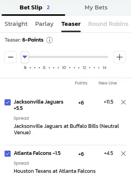 sportsbook teaser bet sportsbook teaser bet