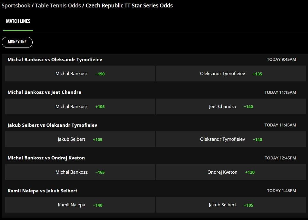 table tennis betting online table tennis betting online