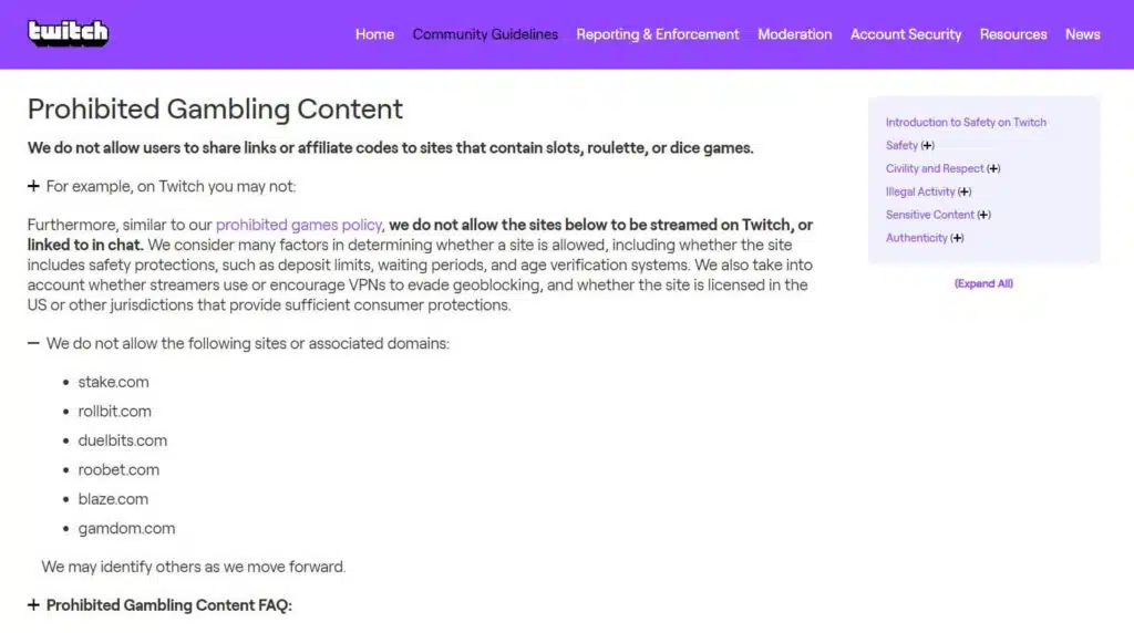 twitch prohibited gambling content twitch prohibited gambling content