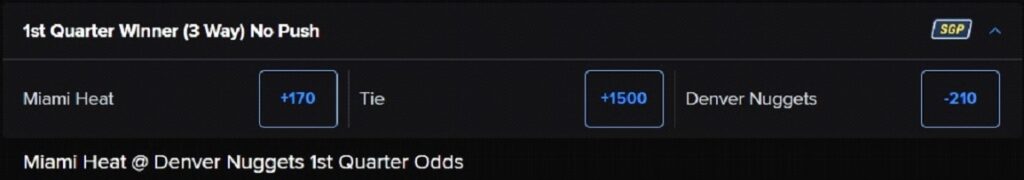 3 way moneyline betting in Basketball 3 way moneyline betting in Basketball