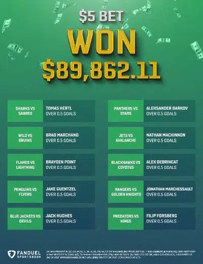 5 hits for almost 90k on fanduel 5 hits for almost 90k on fanduel