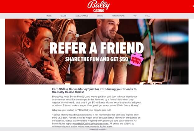 Bally Casino refer a friend 1 Bally Casino refer a friend 1
