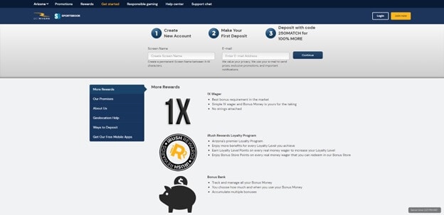 BetRivers open account