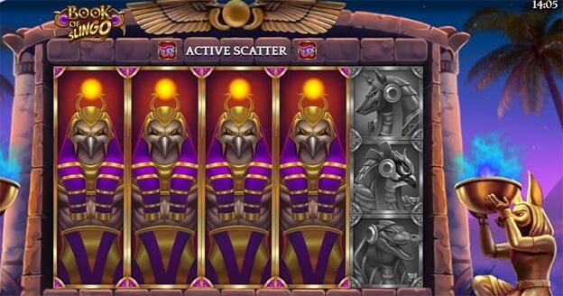 Book of Slingo bonus game Book of Slingo bonus game