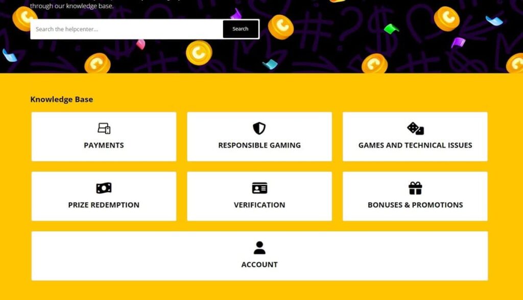 Crown Coins Casino customer support Crown Coins Casino support page