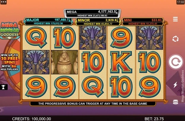 Mega Moolah Isis Base Game Mega Moolah Isis Base Game
