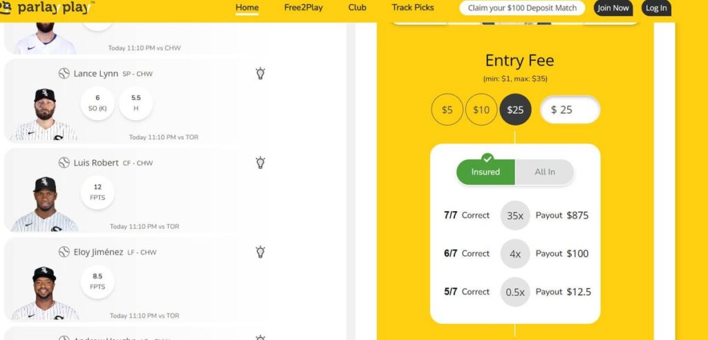 ParlayPlay explained ParlayPlay more/less contest