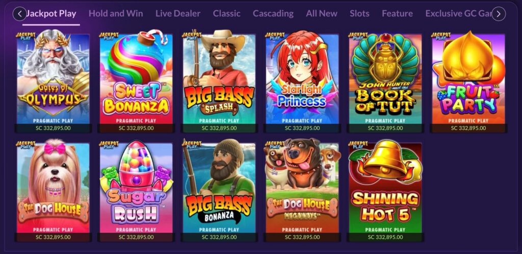 PlayFame jackpots