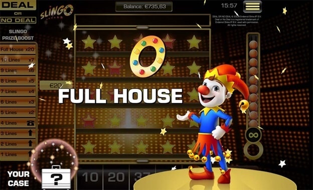Slingo Full House Slingo Full House