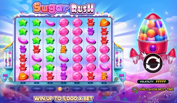 Sugar Rush slot logo